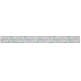 Teal Purple Marble Abstract Swirl Aesthetic Elastic Hair Tie