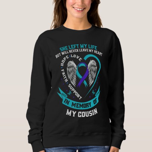 Teal Purple Suicide Awareness Shirt Cousin Prevent