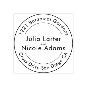 Teal Purple Yellow Spring Meadow Flowers Wedding Rubber Stamp