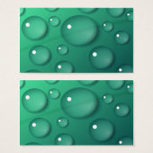 Teal Raindrop Texture (Front & Back)