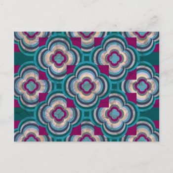 Teal Reflections Postcard by StriveDesigns at Zazzle