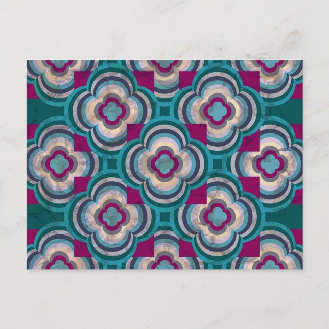 Teal Reflections Postcard (Front)