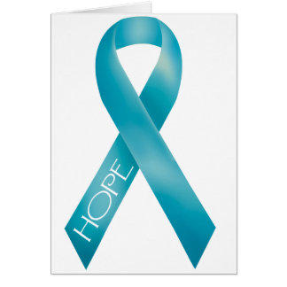 Teal Ribbon Cards