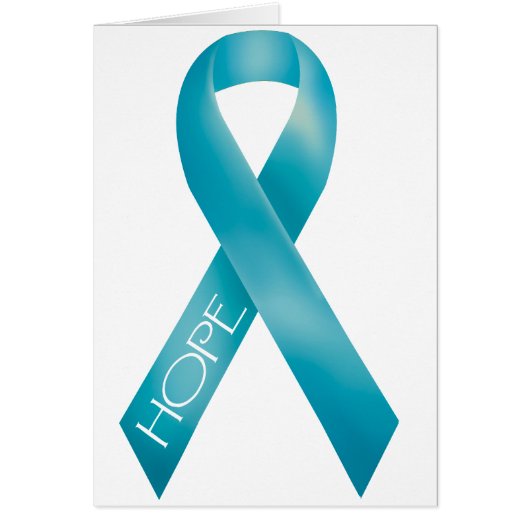 Teal Ribbon Cards (Front)