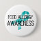 Teal Ribbon Food Allergy Awareness Shades of Teal