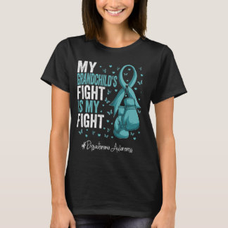 Teal Ribbon Grandchild Dysautonomia Awareness T-Shirt