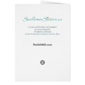 Teal Ribbon Hope Ovarian Cancer (Back)