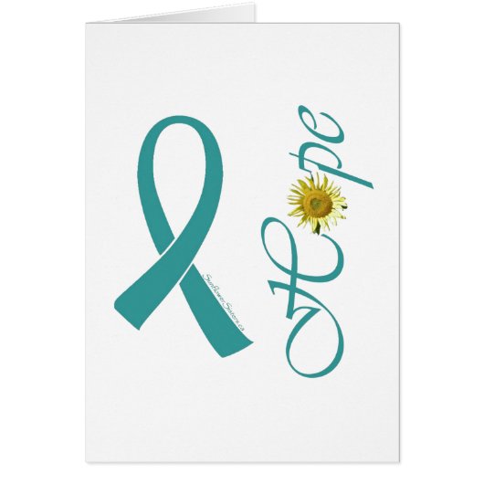 Teal Ribbon Hope Ovarian Cancer (Front)