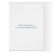 Teal Ribbon Hope Ovarian Cancer (Inside (Left))