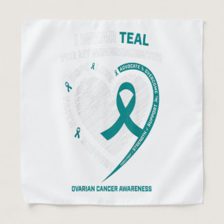 Teal Ribbon Ovarian Cancer Awareness Gifts Grandda Bandana