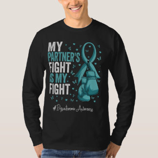 Teal Ribbon Partner Dysautonomia Awareness T-Shirt