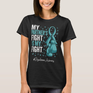 Teal Ribbon Partner Dysautonomia Awareness T-Shirt