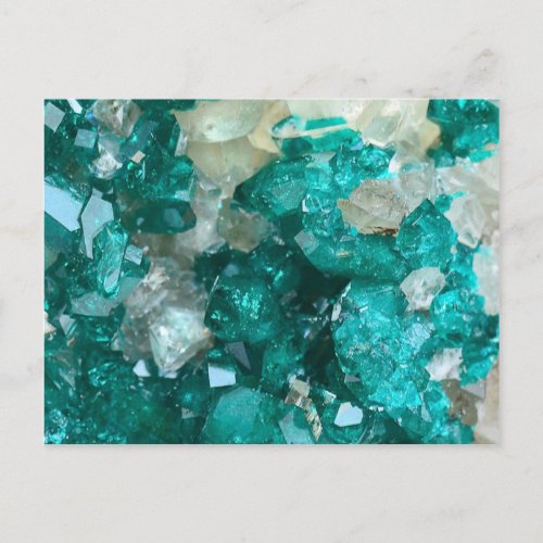 Teal Rock Candy Quartz Postcard