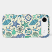 Teal Sea Animals Pattern Case-Mate Samsung Galaxy Case (Back (Horizontal))