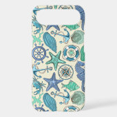 Teal Sea Animals Pattern Case-Mate Samsung Galaxy Case (Back)