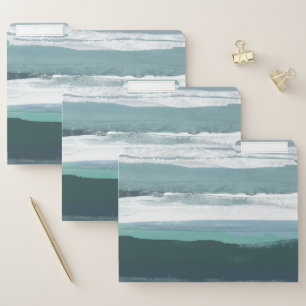Teal Sea File Folder