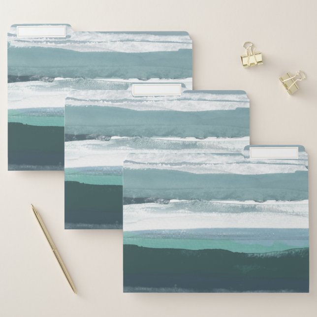 Teal Sea File Folder (Set)