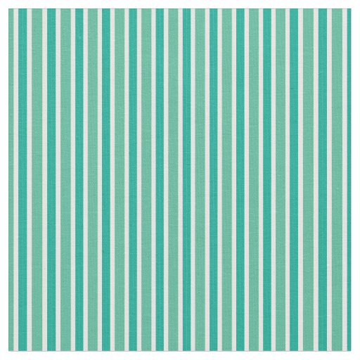  Teal & Seafoam Multi-Tone Vertical Stripes Fabric