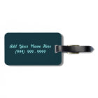 Teal Seahorse Personalized