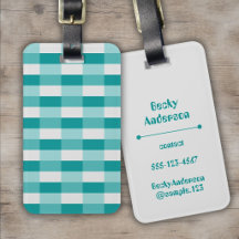 Teal Shades Color Blocks with Light Gray