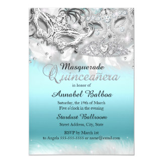 quinceanera invitations masquerade