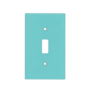 Teal Sky Light Switch Cover