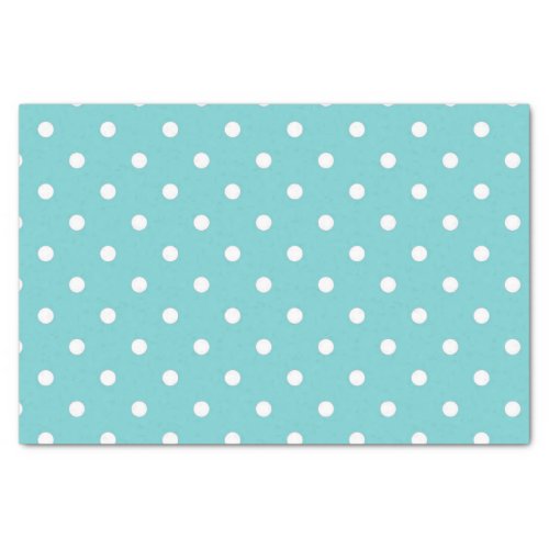 Teal Sky Polka Dot Tissue Paper