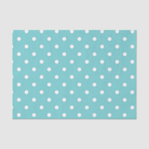 Teal Sky Polka Dot Tissue Paper