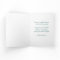 Teal Snow Neighbor Merry Christmas Card