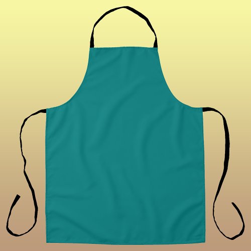 Teal Solid Color  Classic  Elegant Apron