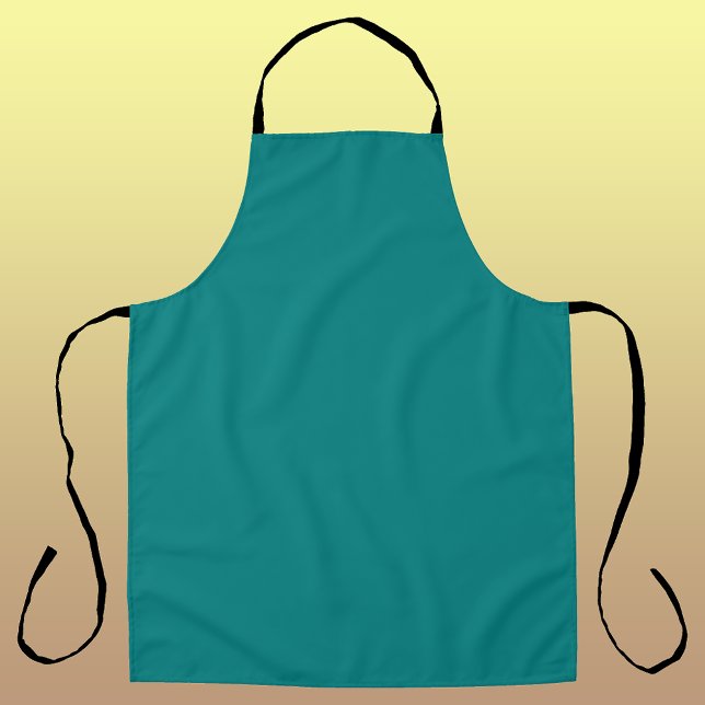 Teal Solid Color | Classic | Elegant Apron (Creator Uploaded)