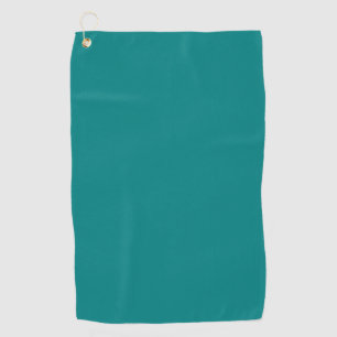 Teal Solid Color   Classic   Elegant Golf Towel