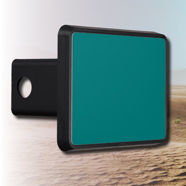 Teal Solid Color | Classic | Elegant Hitch Cover (Creator Uploaded)