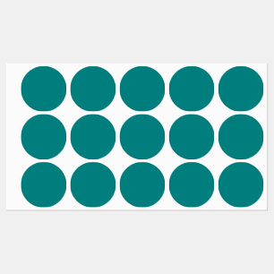 Teal Solid Color   Classic   Elegant Labels