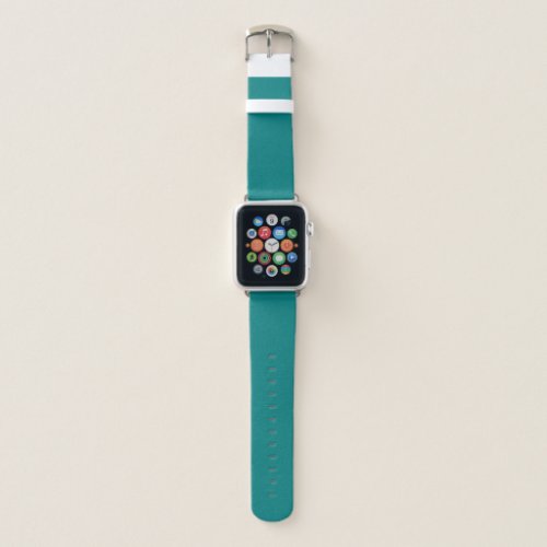 Teal Solid Color Customize It Apple Watch Band