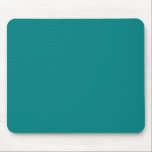 Teal Solid Color Mouse Pad<br><div class="desc">A bright blue-green shade teal.
Modern minimalist design.
Blank background ready for your personalized text or monogram.</div>