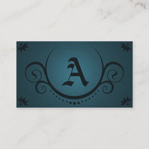 teal sophistications business cards