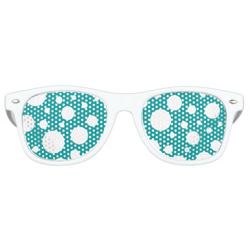 Teal Spots Party Shades
