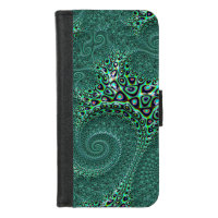 Teal Spotted Octopus  Fine Fractal Art