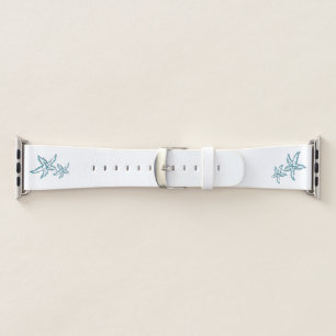 Teal Starfish Apple Watch Band