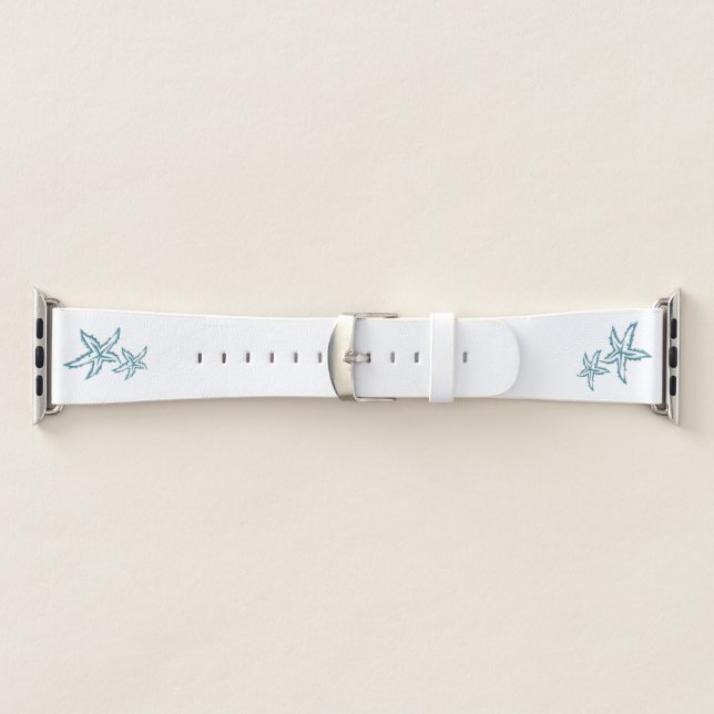 Teal Starfish Apple Watch Band (Band)