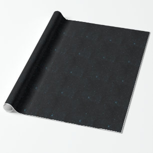 Teal Stars Wrapping Paper