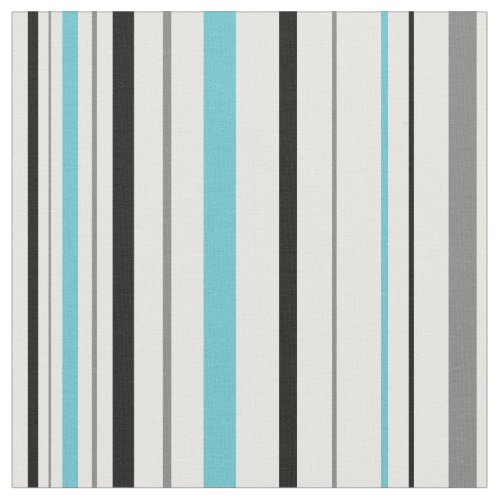 Teal Stripe Retro coordinate for Flower Power Fabric