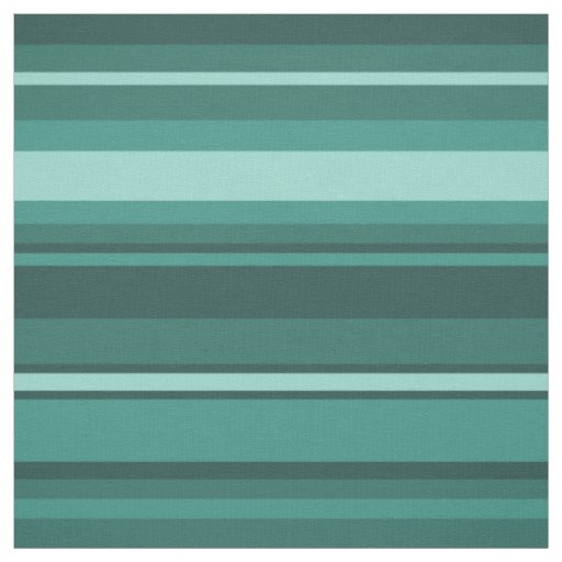 Teal stripes fabric