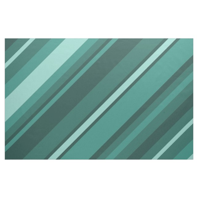 Teal stripes fabric (Fat Quarter)