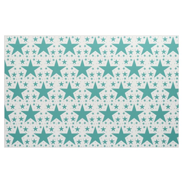 Teal Superstar Collection Pattern Fabric (Fat Quarter)