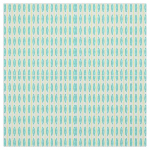 Teal Surfboards Pattern Fabric