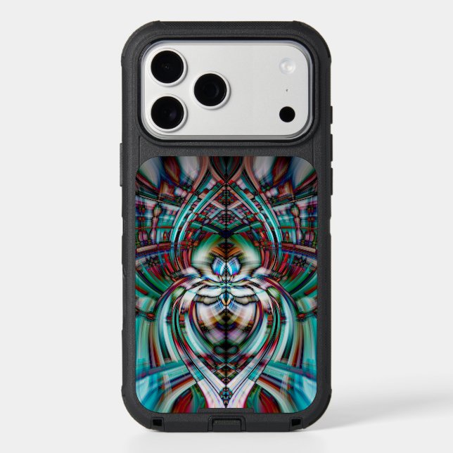 Teal Surprise Otterbox iPhone Case (Back)