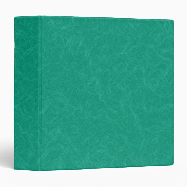 Teal textured surface with subtle swirling pattern 3 ring binder (Front/Spine)