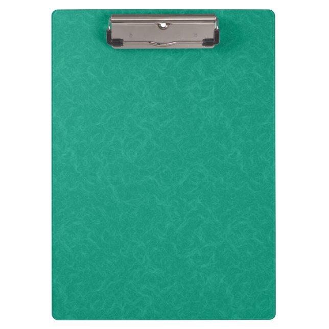Teal textured surface with subtle swirling pattern clipboard (Front)